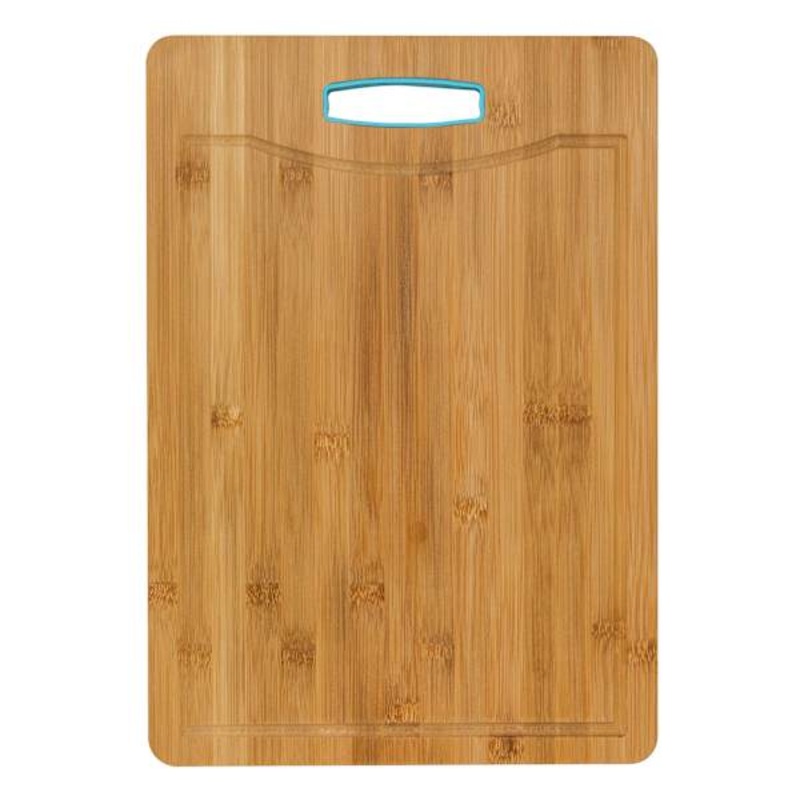 Bamboo Cutting Board with Silicone Handle, 15.5×11