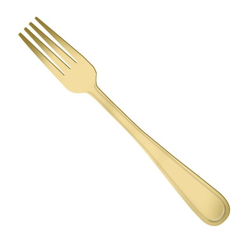 Bayley Dinner Fork, Champagne Gold