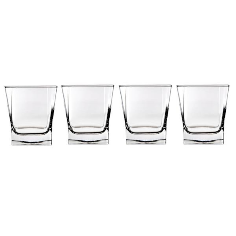 Set of 4 Tribeca Square Double Old Fashioned Glasses, 10oz
