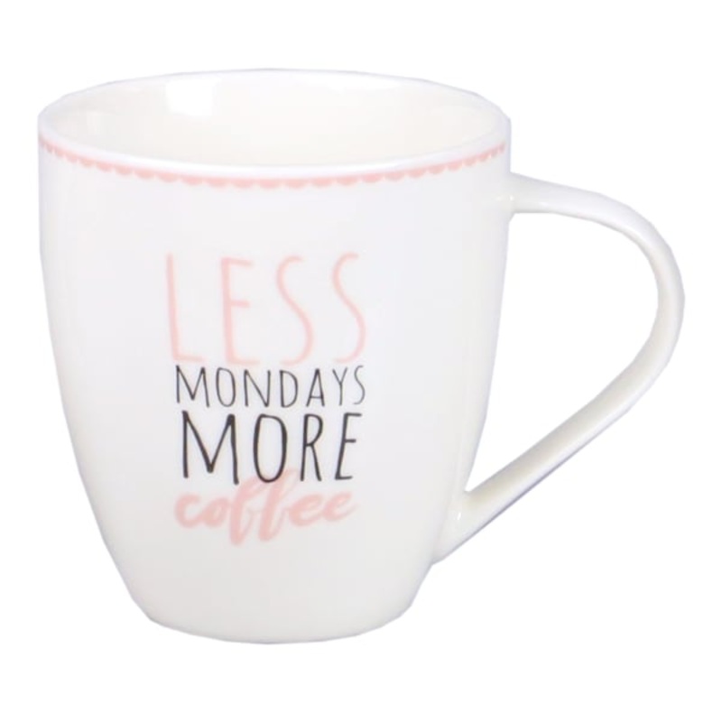 Less Mondays Mug, 17oz