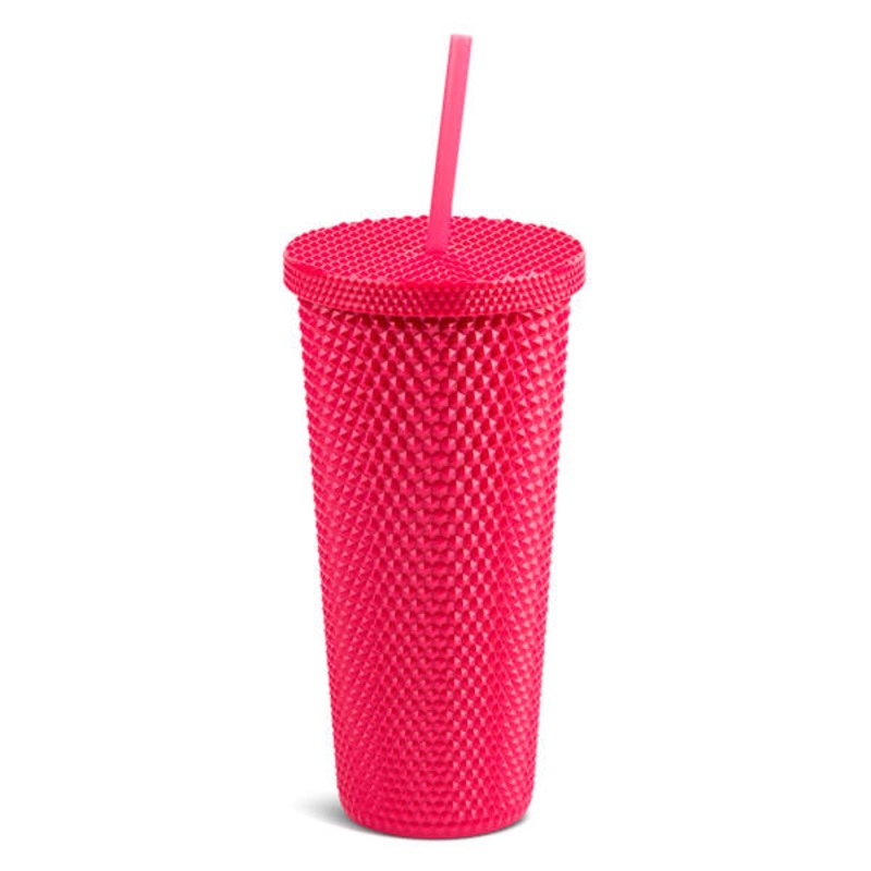 Lychee Pink Studded Tumbler, 23oz