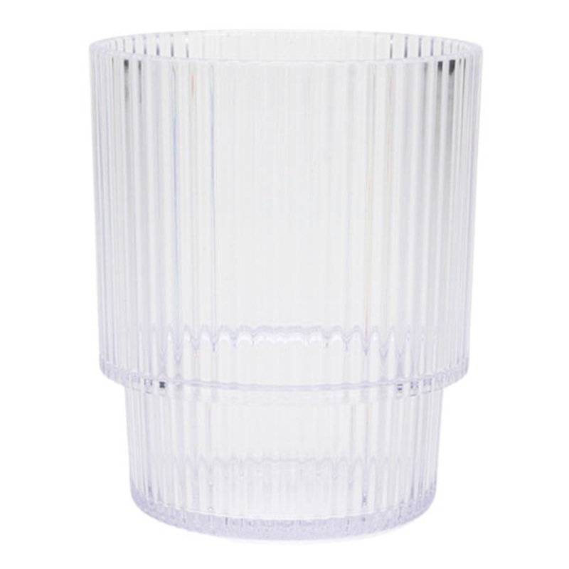 Modern Clear Double Old Fashioned Glass, 14oz