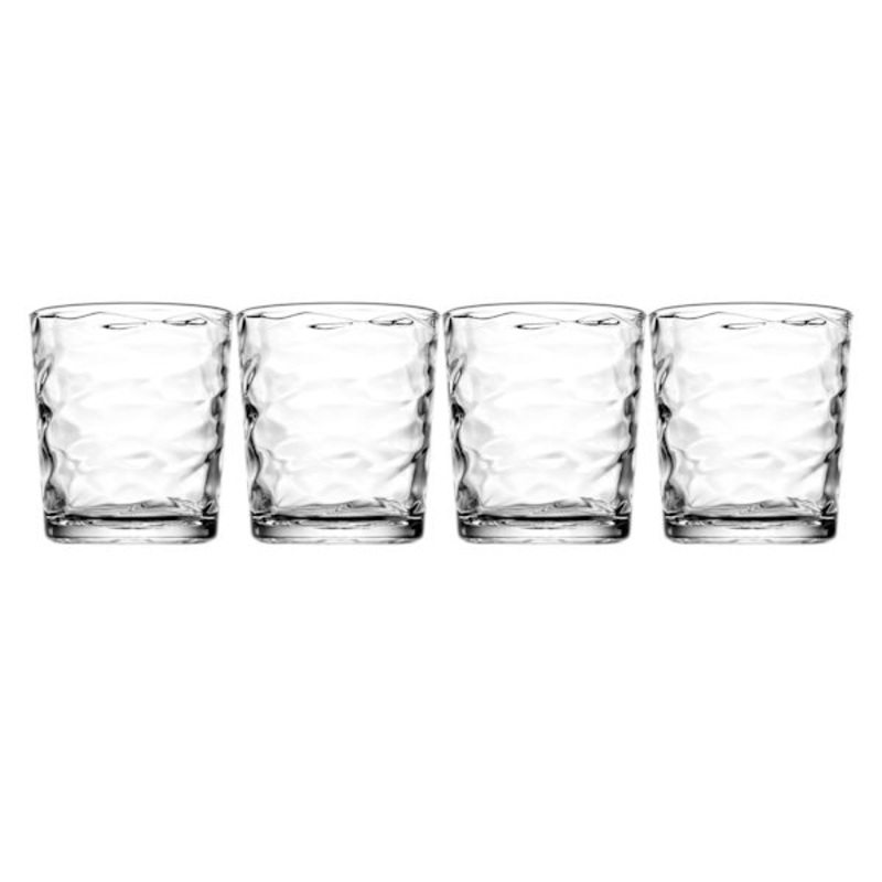 Set of 4 Origami Double Old Fashioned Glasses