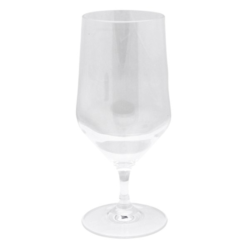 Footed Clear Acrylic Iced Tea Glass