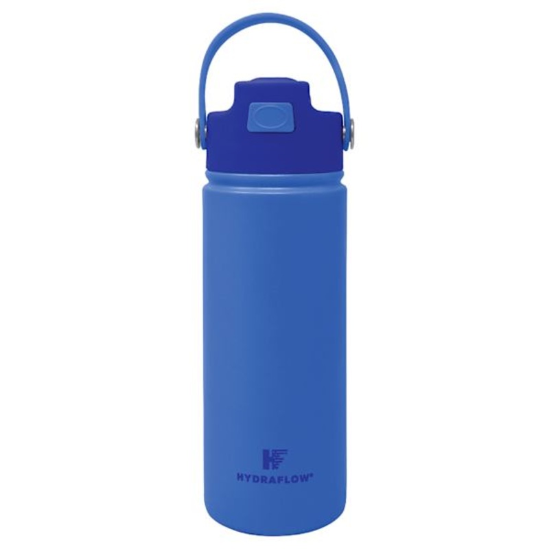 Hydraflow Blue Hybrid Insulated Flip Straw Bottle, 17oz