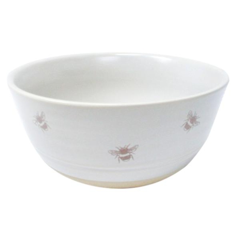 Bee Icon Ceramic Cereal Bowl, 6″
