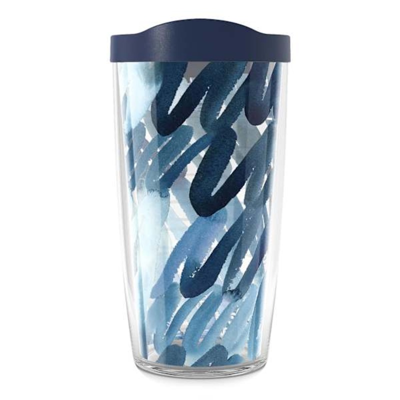 Blue Scribbles Tumbler
