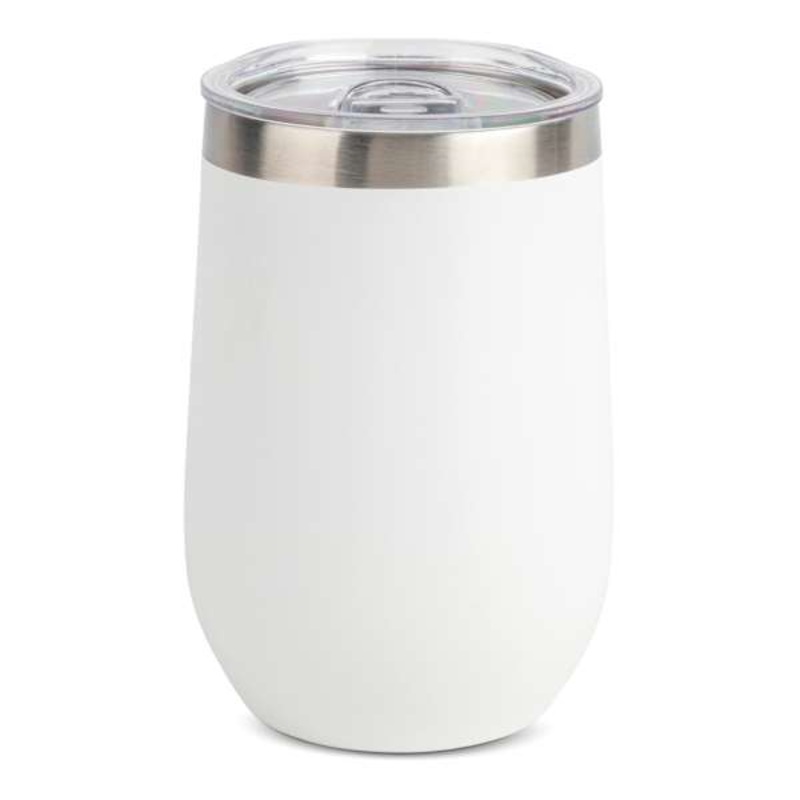 Bright White Wine Tumbler, 14oz