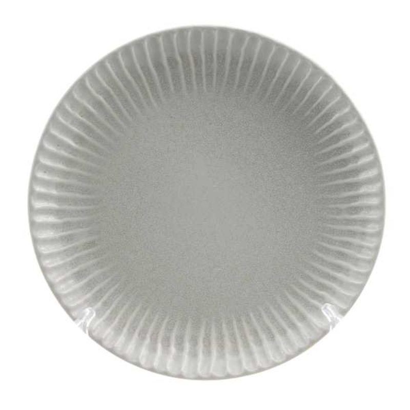 Grey Sunburst Salad Plate, 8″