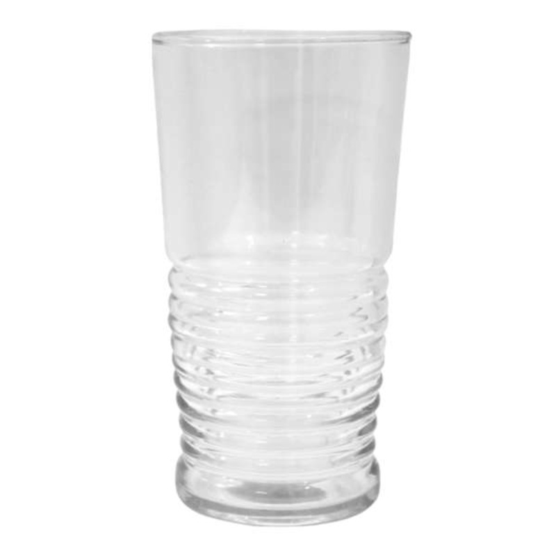 Ribbed Highball Glass