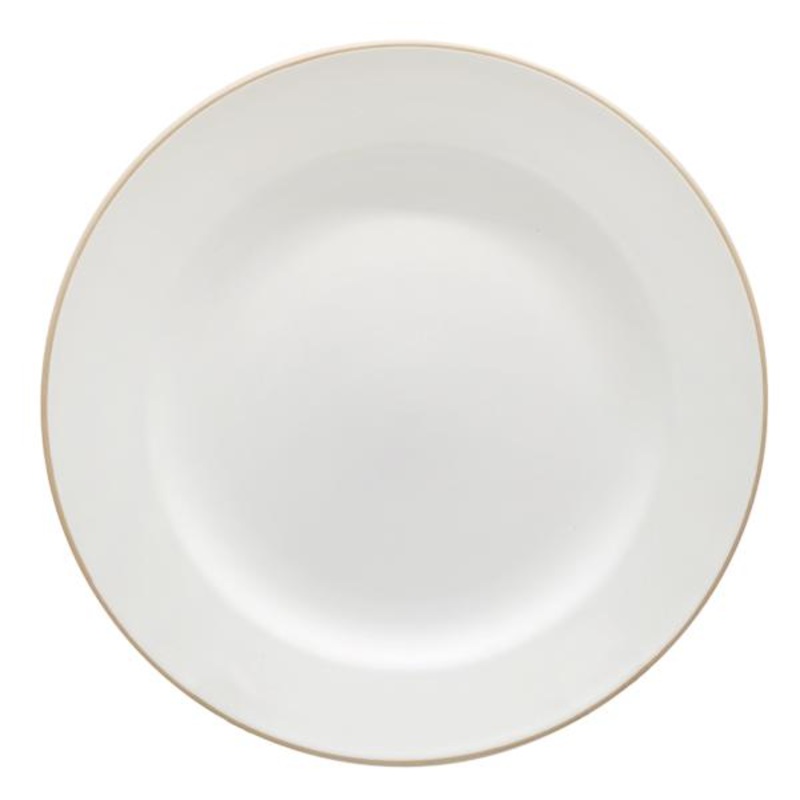 Tracey Boyd White Matte Dinner Plate
