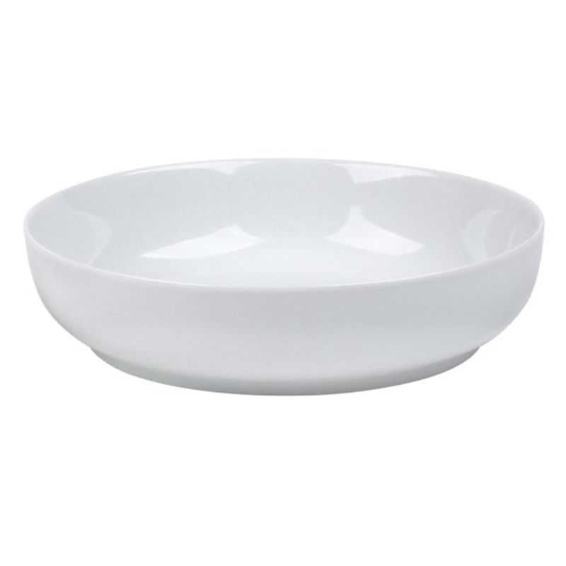 White Porcelain Dinner Bowl, 8″