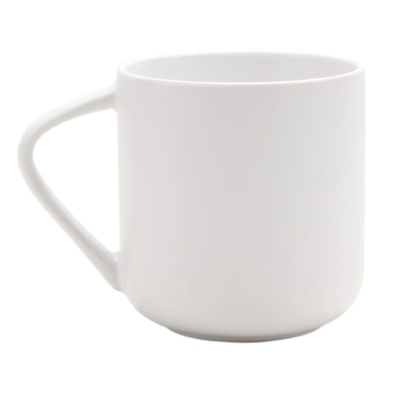 White Stoneware Mug