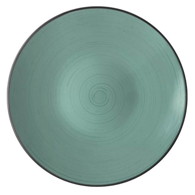 Oil Blue Salad Plate