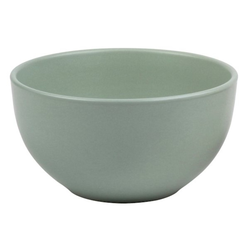 Set of 4 Green Stoneware Cereal Bowl, 5.5″