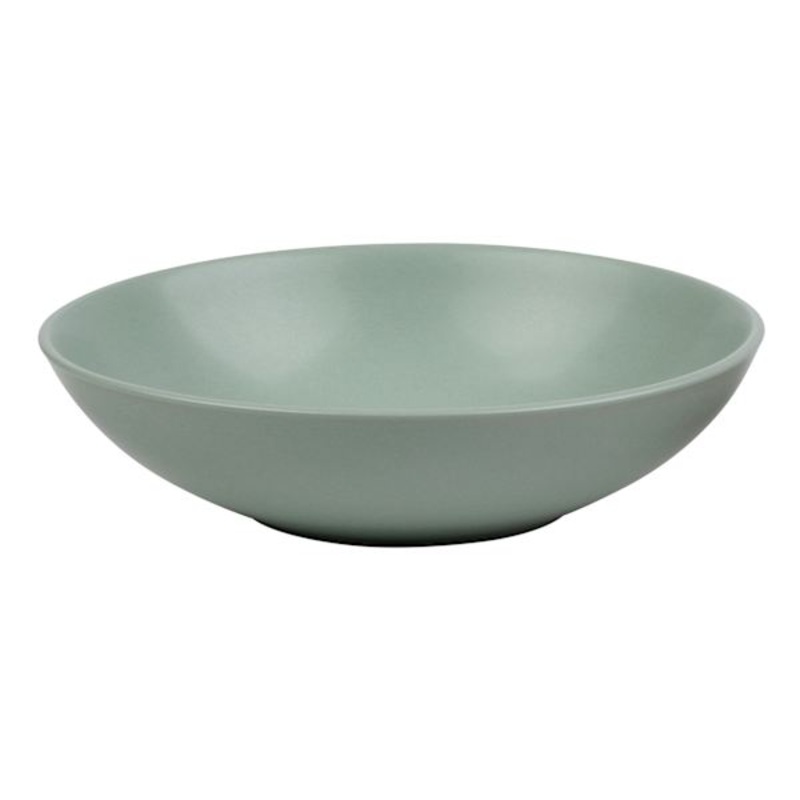 Set of 4 Green Stoneware Dinner Bowl, 7″