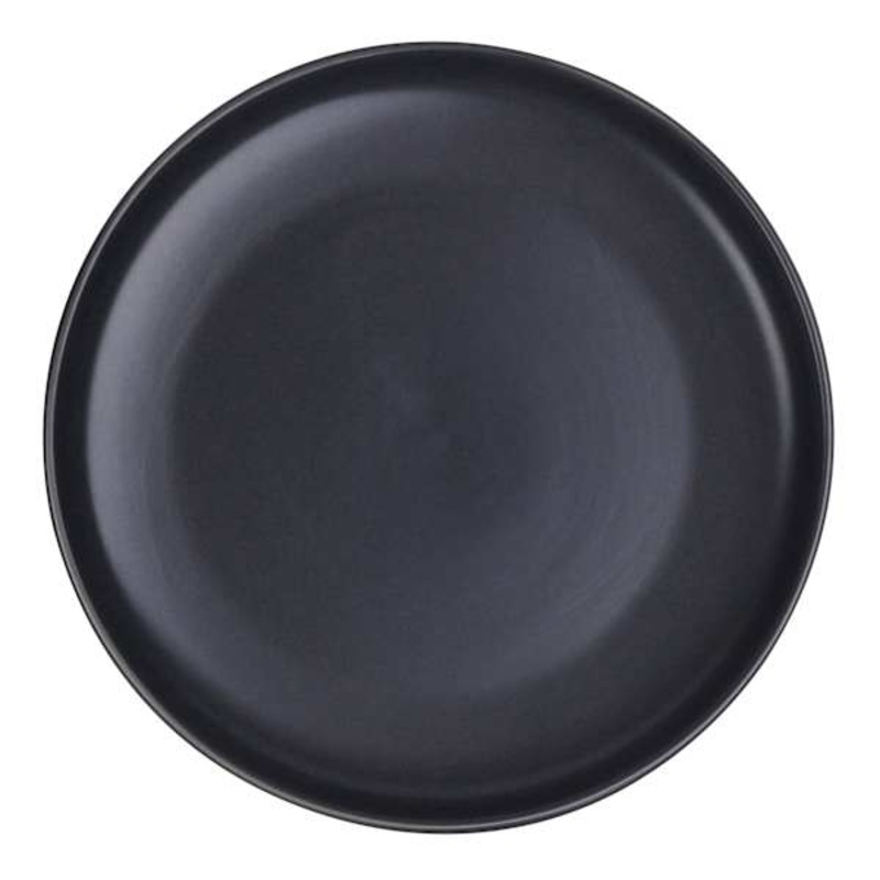 Set of 4 Stackable Cool Grey Salad Plates, 7.75″