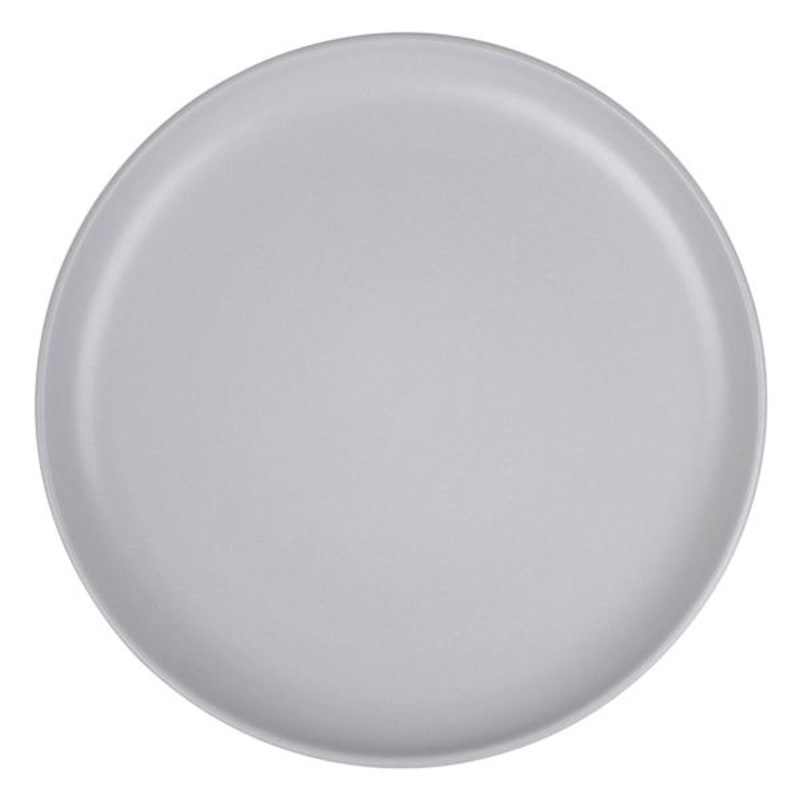 Set of 4 Stackable Ivory Dinner Plates, 10.5″
