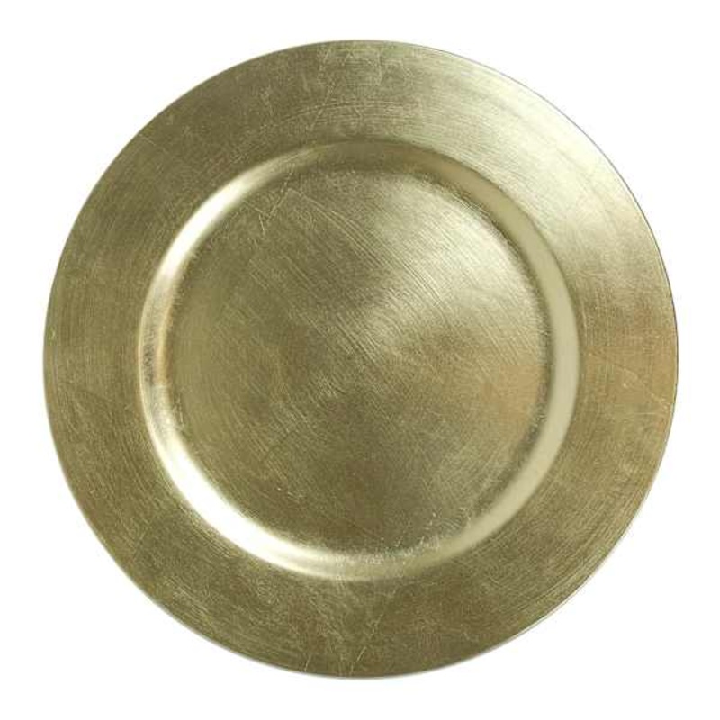 Shiny Gold Charger Plate