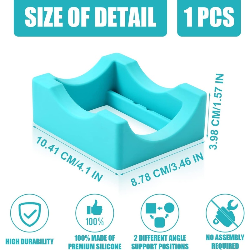 Silicone Cup Cradle with Built-in Slot for Crafting Tumblers Use to Apply Vinyl Decals for Tumblers, Tumbler Supplies with Felt Edge Squeegee for Decals on Cups and Bottles