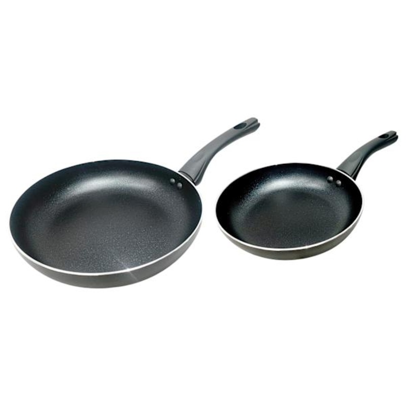 2-Pack Non-Stick Aluminum Frying Pan, 8″/10″