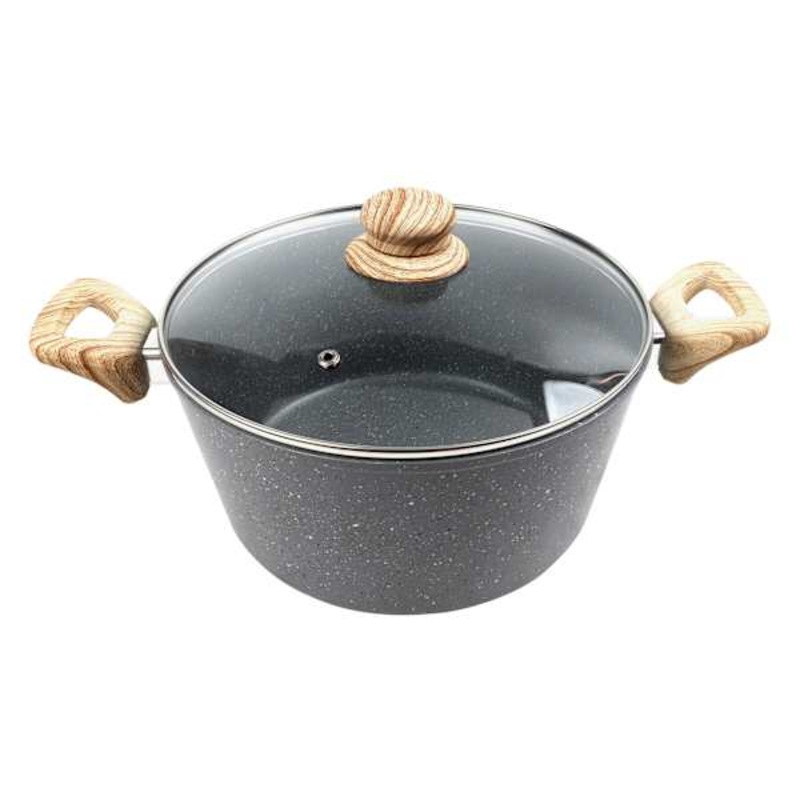 5-Quart Speckled Non-Stick Dutch Oven, Grey