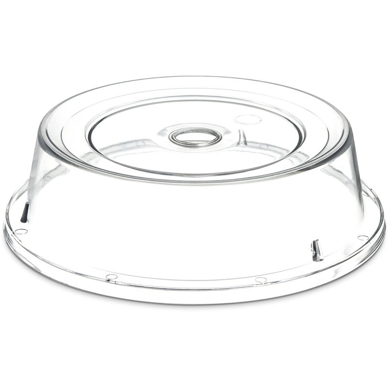 CFS 190007 Polycarbonate Plate Cover, 9.37″ Diameter x 2.56″ Height, Clear (Case of 12)