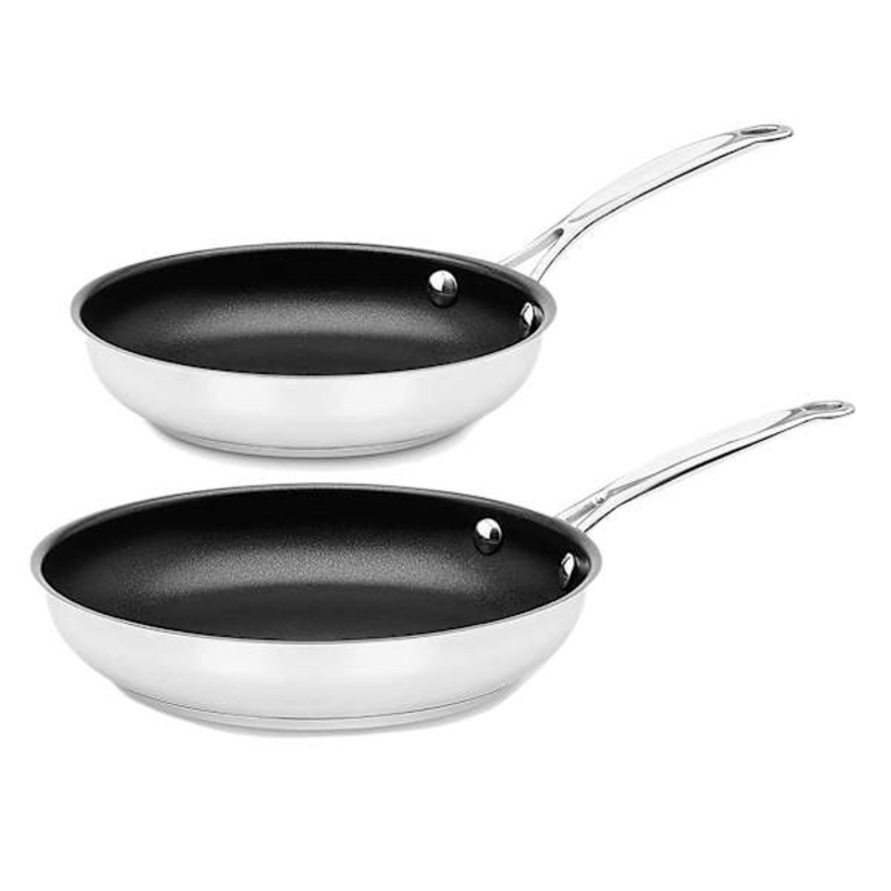Cuisinart Set of 2 Non-Stick Skillets, 9″ & 11″