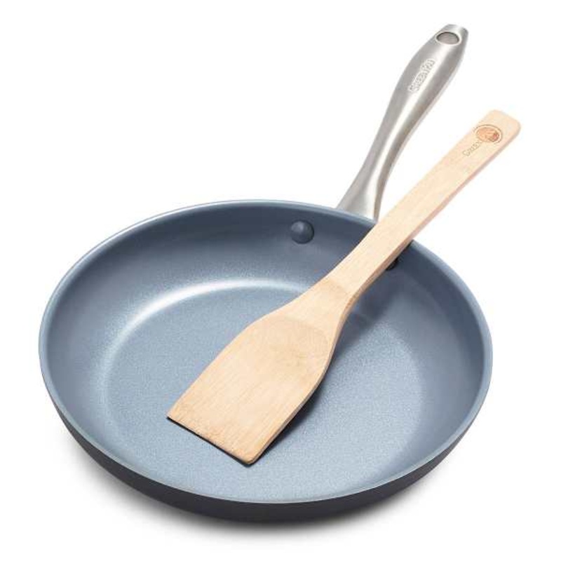 GreenPan Lima Frypan with Bamboo Spatula, 10″