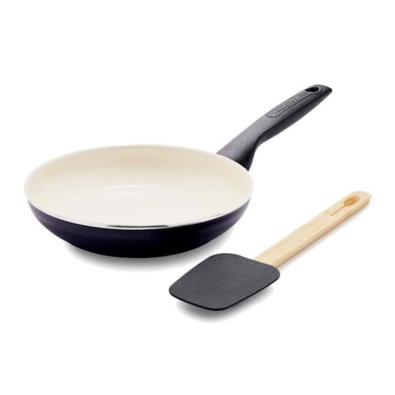 Greenpan Rio Black 8″ Frypan with Spatula