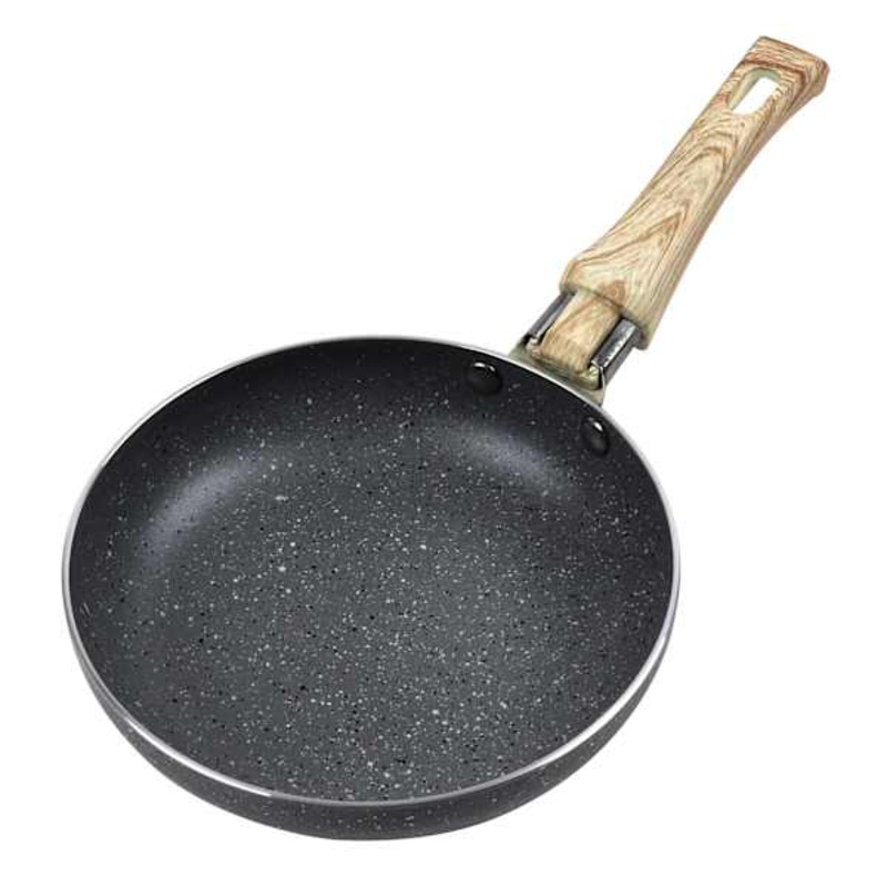 Grey Speckled Non-Stick Egg Fry Pan, 5.5″