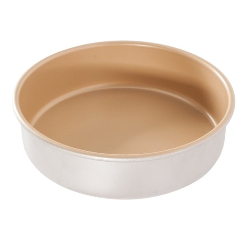 Nordic Ware Round Gold Nonstick Cake Pan, 9″