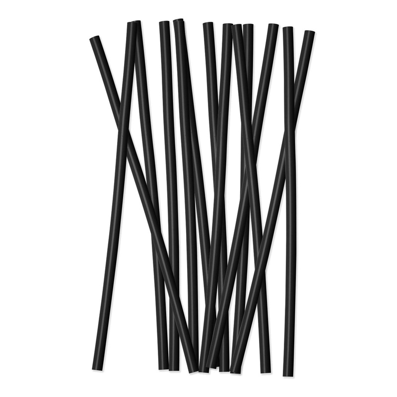 Simple Modern Reusable Straws 12 Pack Plastic for Tumblers and Travel Mugs – Classic, Voyager, Cruiser, Scout – Midnight Black 12 Count (Pack of 1) Midnight Black – Plastic