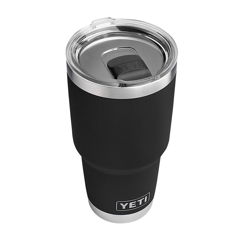 YETI Rambler 30 oz Stainless Steel Vacuum Insulated Tumbler w/MagSlider Lid Black 1 Count (Pack of 1)