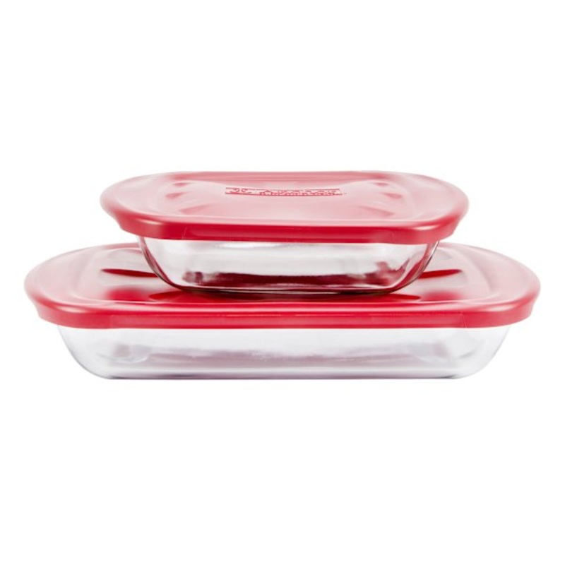 4-Piece Baking Set with Lids