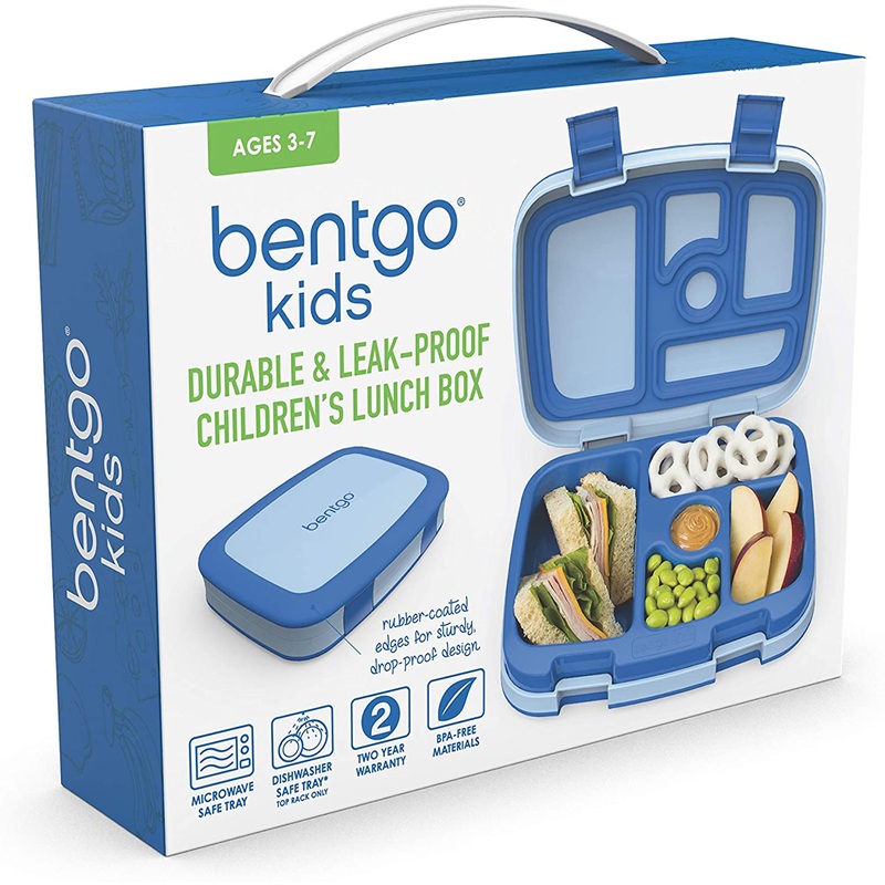 Bentgo Kids Childrens Lunch Box, Leak-Proof, Ideal Portion Sizes for Ages 3 to 7