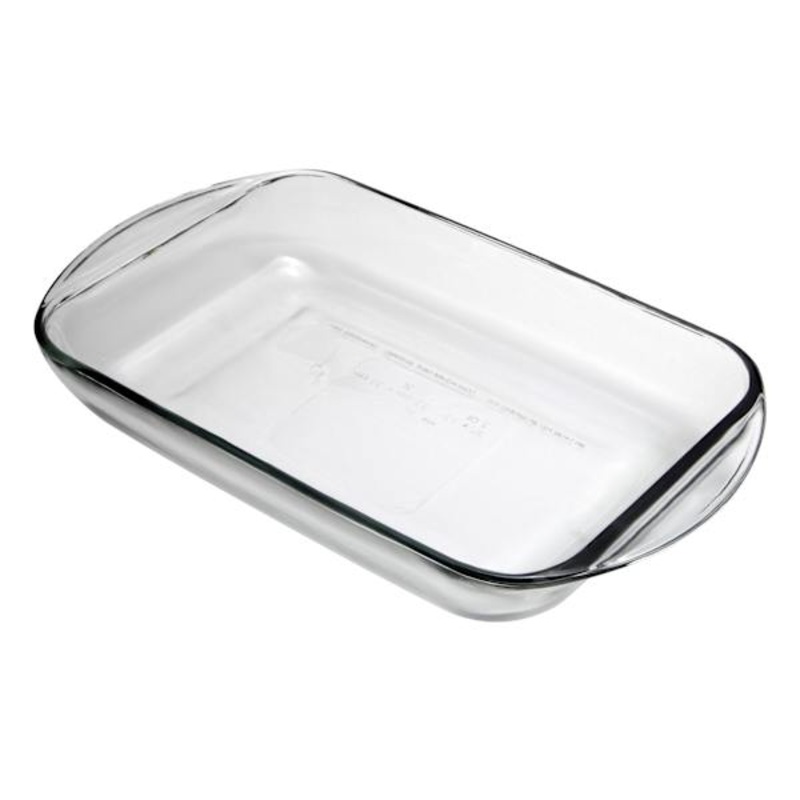 Clear Glass Rectangle Baking Dish, 3qt