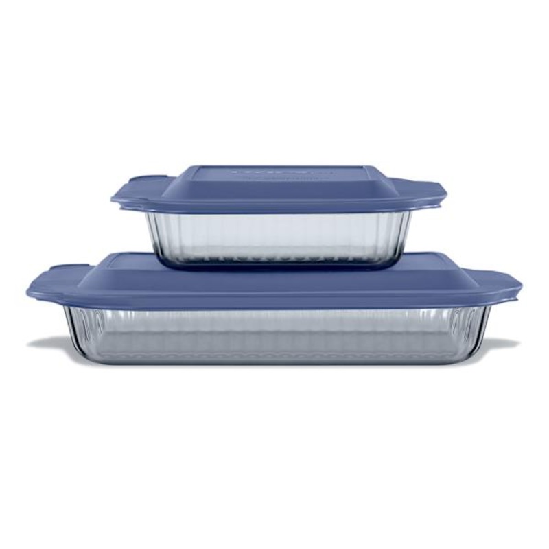 Pyrex 4-Piece Bakeware Value Pack, 9×13/8×8