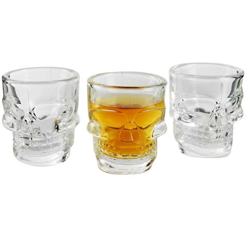 Set of 6 Skull Shot Glasses
