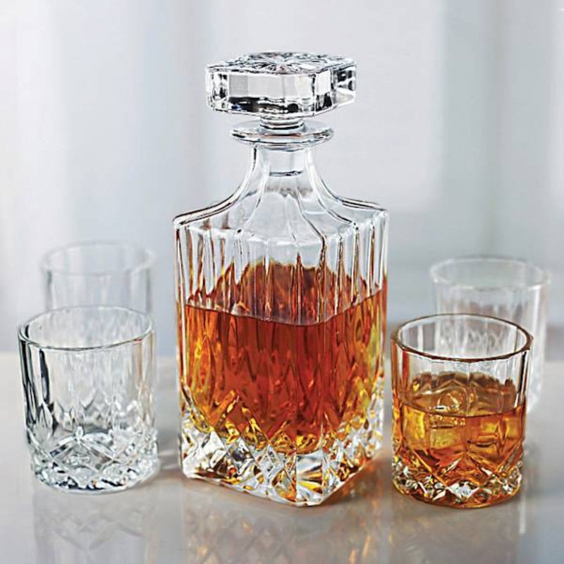 5-Piece Glass Decanter Set