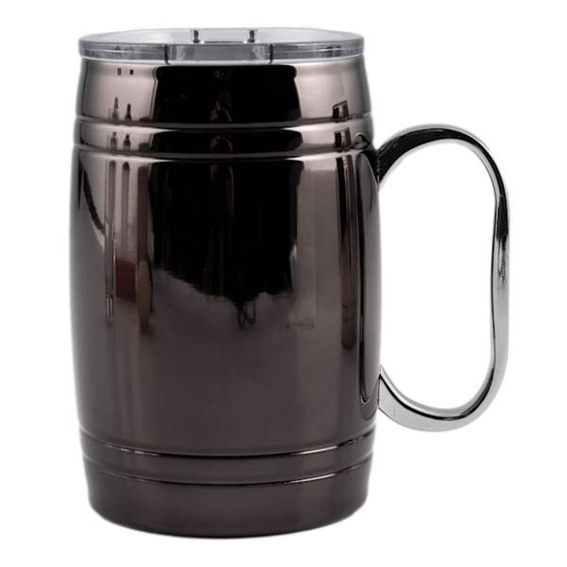 Black Beer Mug, 14oz