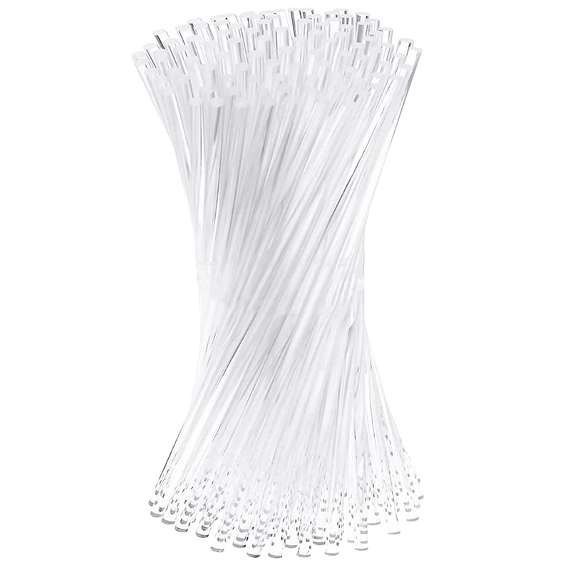 Fayme 100 Pieces 6 Inch Acrylic Lollipop Sticks Clear Reusable Acrylic Rods for Making Lollipops Cake Pops Candies Chocolates