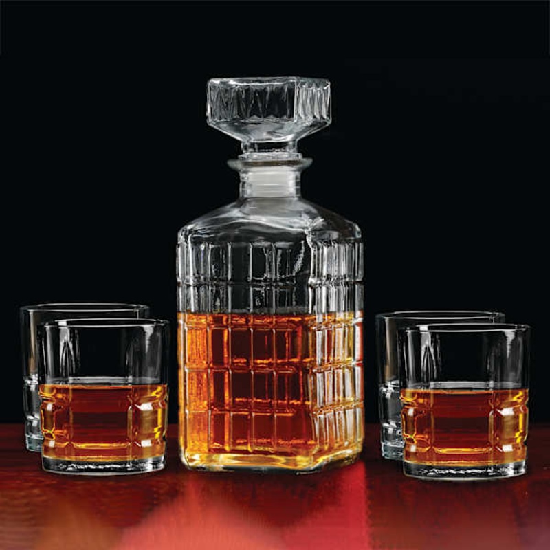 Lexington 5-Piece 35oz Decanter with 12oz Glasses