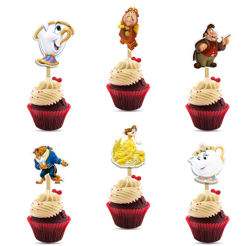 Seyal Bauty & The Beast Cupcake Topper Seyal Bauty & the Beast Cupcake Topper