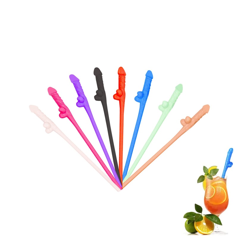 2022 Disposable Straws Rose Gold Bridal Shower Decorations Party Drink Straws Naughty Girl Straws Reusable Straws Pop The Bubbly She is Getting a Hubby Glittering Backdrop (36Pcs)
