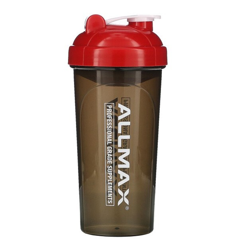 ALLMAX Nutrition Leak-Proof Shaker BPA-FREE Bottle with Vortex Mixer 25 oz (700 ml)