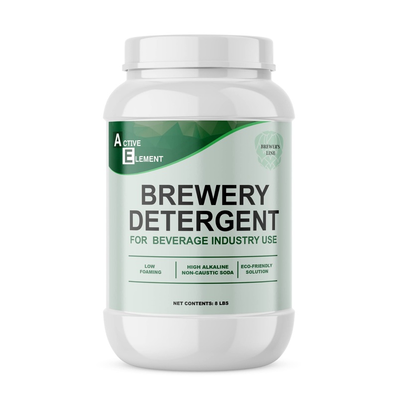 Brewery Detergent (8 Pound) – High Alkaline Brewery Wash – Non Caustic Soda – Multi-Use – Powerful Brewery Cleaning, Growler Cleaner and Powdered Brewery Wash 8 Pound (Pack of 1)