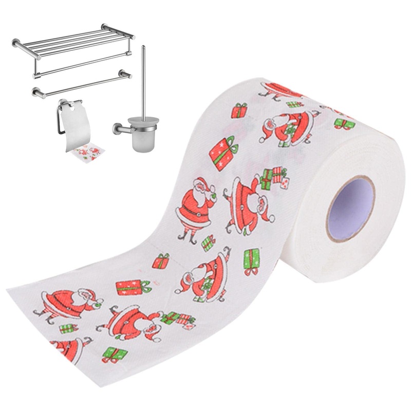 Christmas Toilet Paper Roll Santa Claus Holiday Toilet Paper – Christmas Tissue Toilet Paper Merry Christmas Holiday Home Decoration Nanyaciv Christmas Gift Box