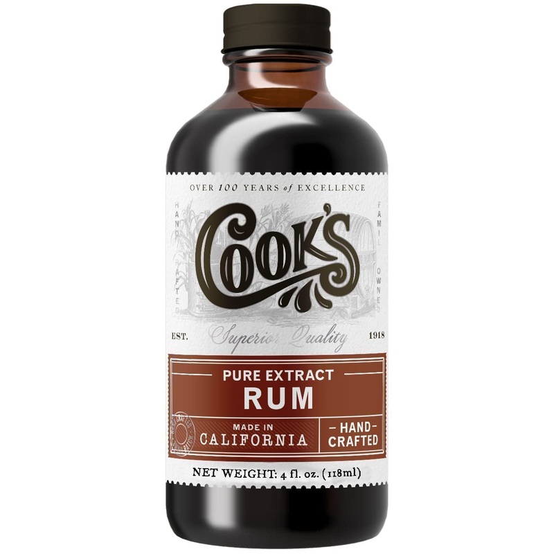 Cook’s, Choice Pure Rum Extract, 4 oz 4 Fl Oz (Pack of 1)