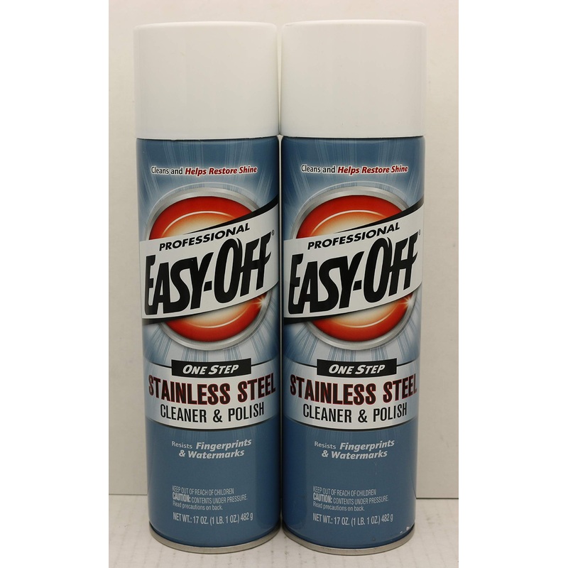 Easy Off Professional Easy-off Stainless Steel Cleaner and Polish 17 Ounce 2 Pack 17 Ounce (Pack of 2)